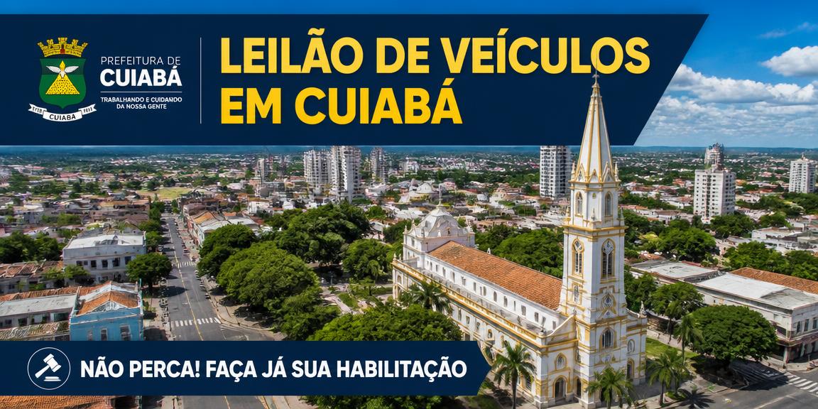 Leilão de veículos em Cuiabá